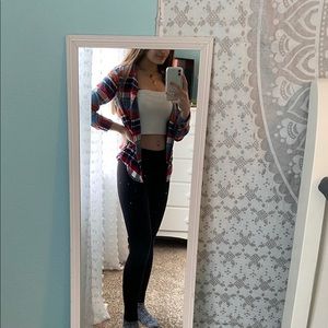 Oversized cute flannel